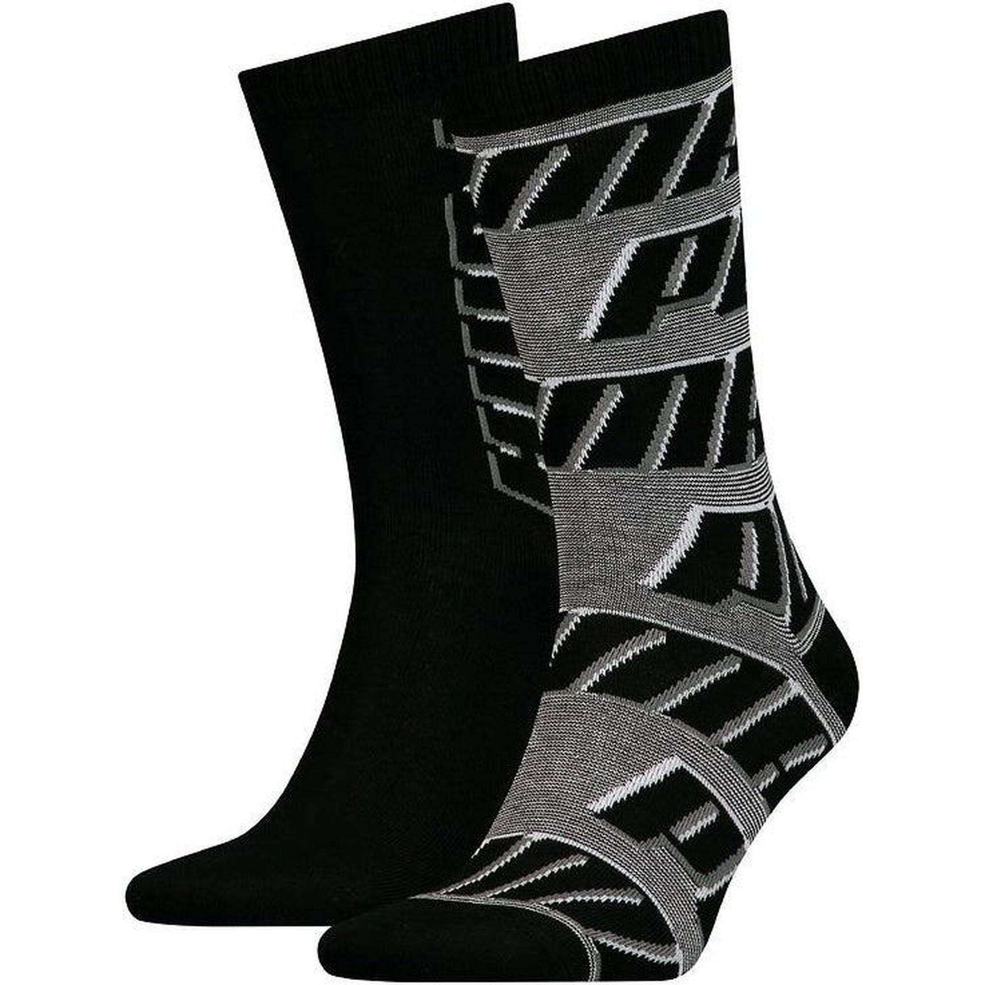 Chaussettes Puma Noires 39-42 - Confort et Élégance - 2 Paires