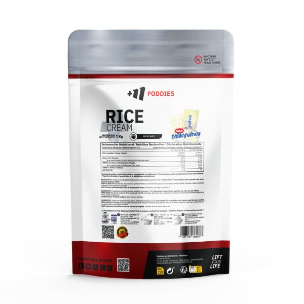 Rice Cream (Creme de Arroz) - 1kg Chocolate Branco Milky Whey da Masmusculo Sup 2/5