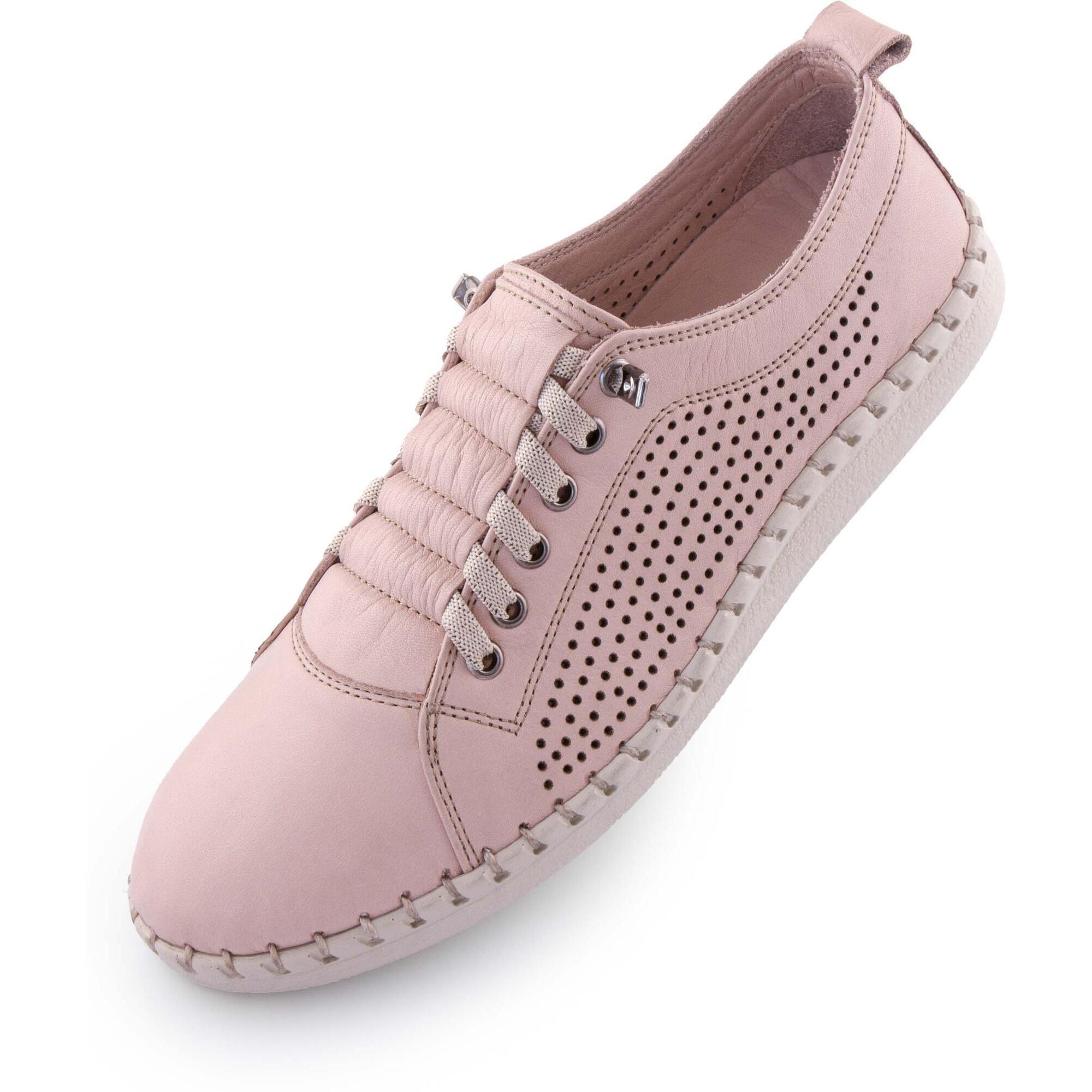 Eleganckie skórzane trampki Nell dla kobiet - Styl i komfort