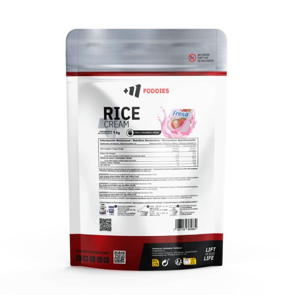 Rice Cream (Crème de Riz) - 1kg Fraise de MASmusculo 2/6