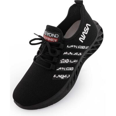 Czarne sneakersy męskie NASA rozmiar 42 - Styl i komfort kosmiczny