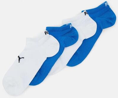 Puma Sport Sneaker Socken 4-Pack Blue-White 39-42