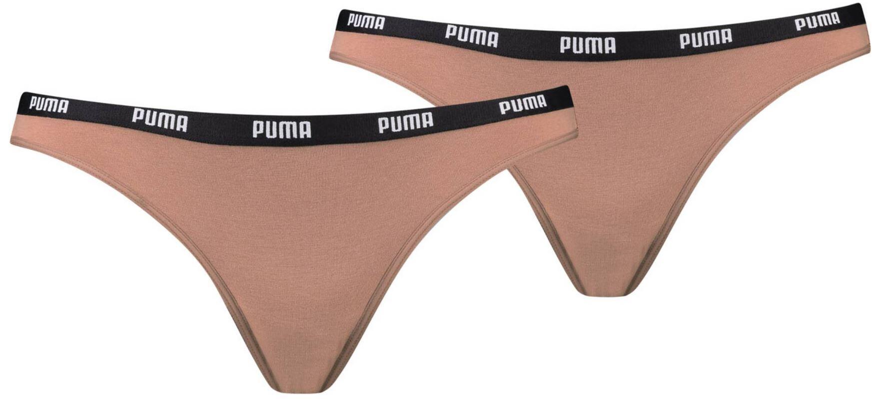 PUMA Puma WMS Bikini 2P Karamel M - Roupa Interior Elegante para Mulheres