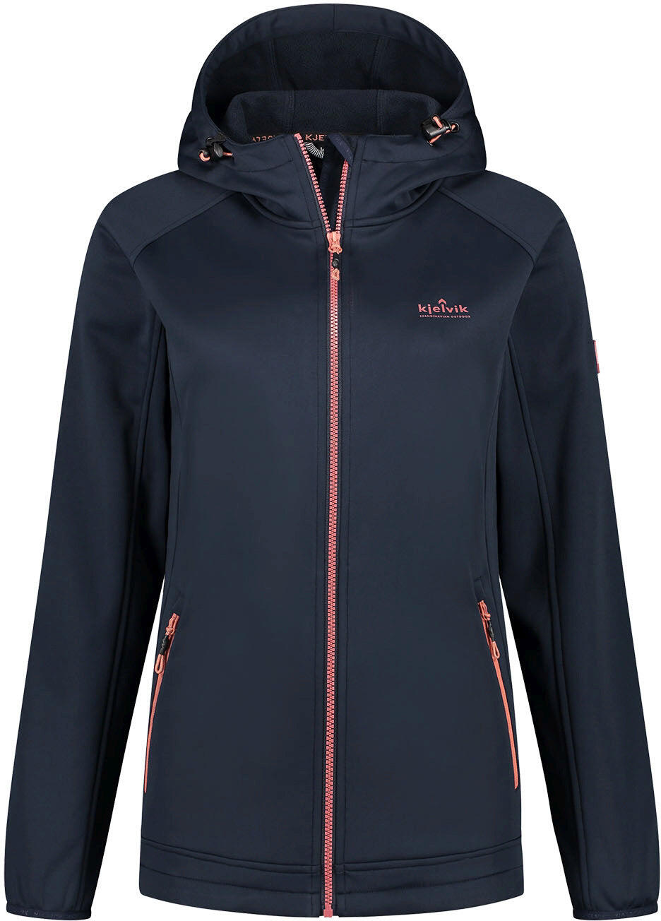 JACK WOLFSKIN Damen Softshell Jacke Kjelvik Kelly Navy 42 - Wärmend und Winddicht