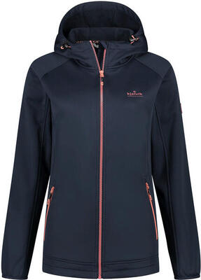 Dames softshell jas kjelvik kelly navy 42 - warm en winddicht