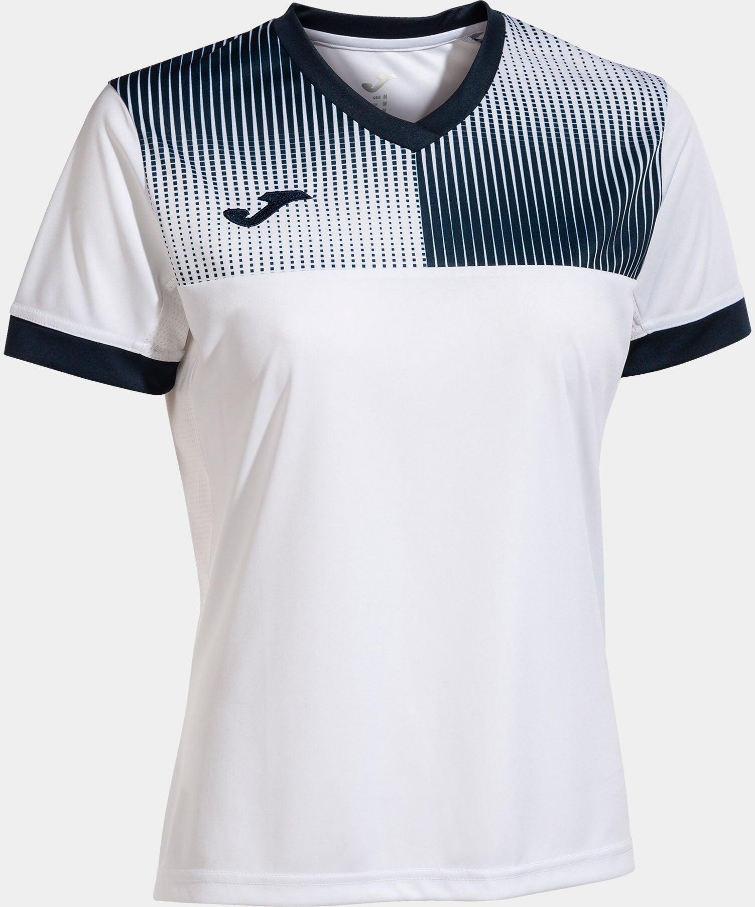 JOMA T-shirt Joma Eco Supernova da donna - Bianco e blu - Taglia L