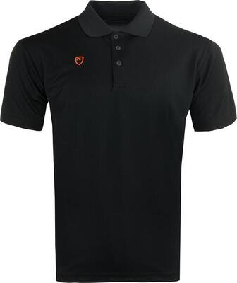 Heren polo shirt victory zwart - ademend en duurzaam