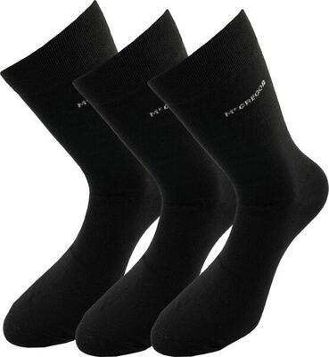 Calzini McGregor 3 Paia Neri 39-42 in Cotone Confortevole