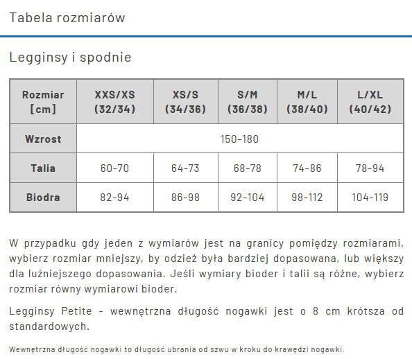 Legginsy regular z pasem Basic Nessi Sportswear 3/3