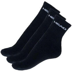 Chaussettes courtes noires unisexes 3-pack Taille 43-46