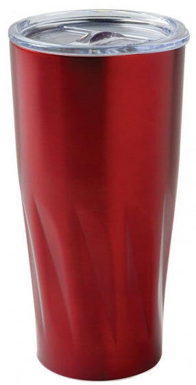 Caneca térmica de aço inox com isolamento para bebidas quentes