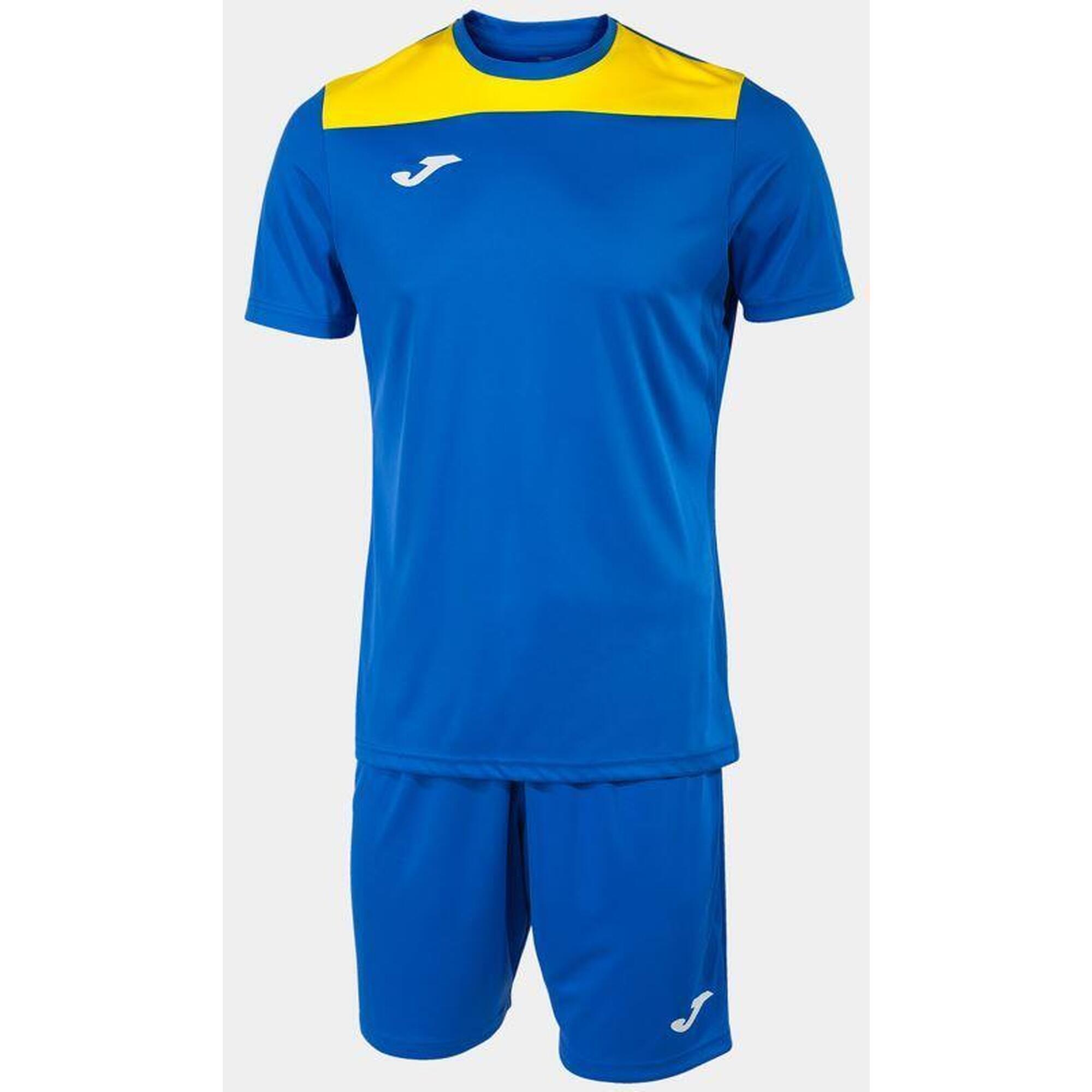 Zestaw Sportowy Joma Phoenix II Royal - Żółty - Oddychający i Lekki