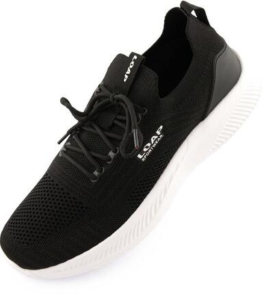 Herren Freizeitschuhe Loap Moor Blk-gry Schwarz