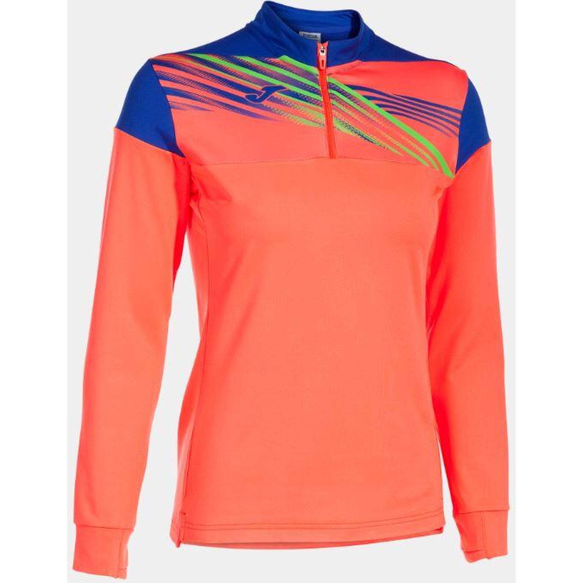 Sportowa Bluza z Kapturem Damska Joma Elite X Coral-Royal - Komfort i Styl