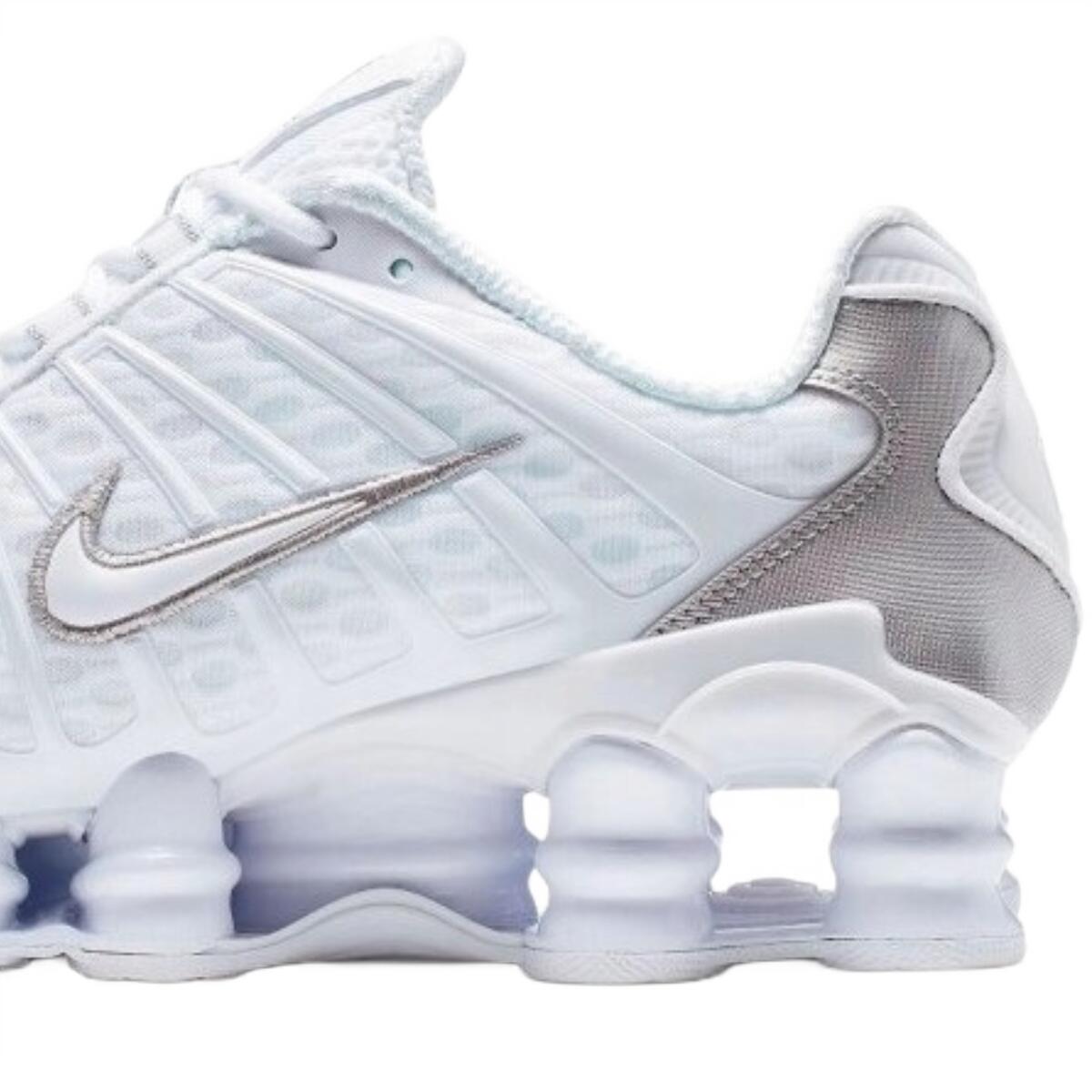 Shox TL White Metallic Silver Max Orange - Taille : 45 EU 7/7