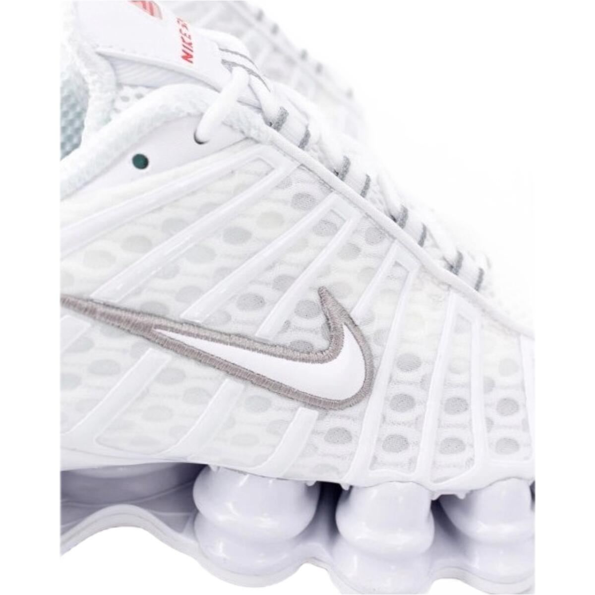 Shox TL White Metallic Silver Max Orange - Taille : 45 EU 5/7