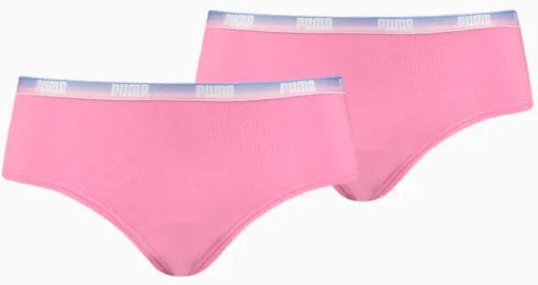 PUMA Puma hipster 2 -pack pink esmalte xl - macio e respirável