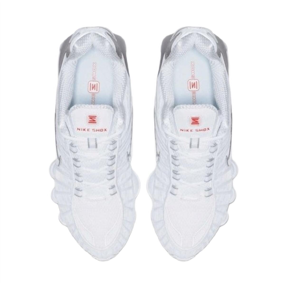 Shox TL White Metallic Silver Max Orange 3/7