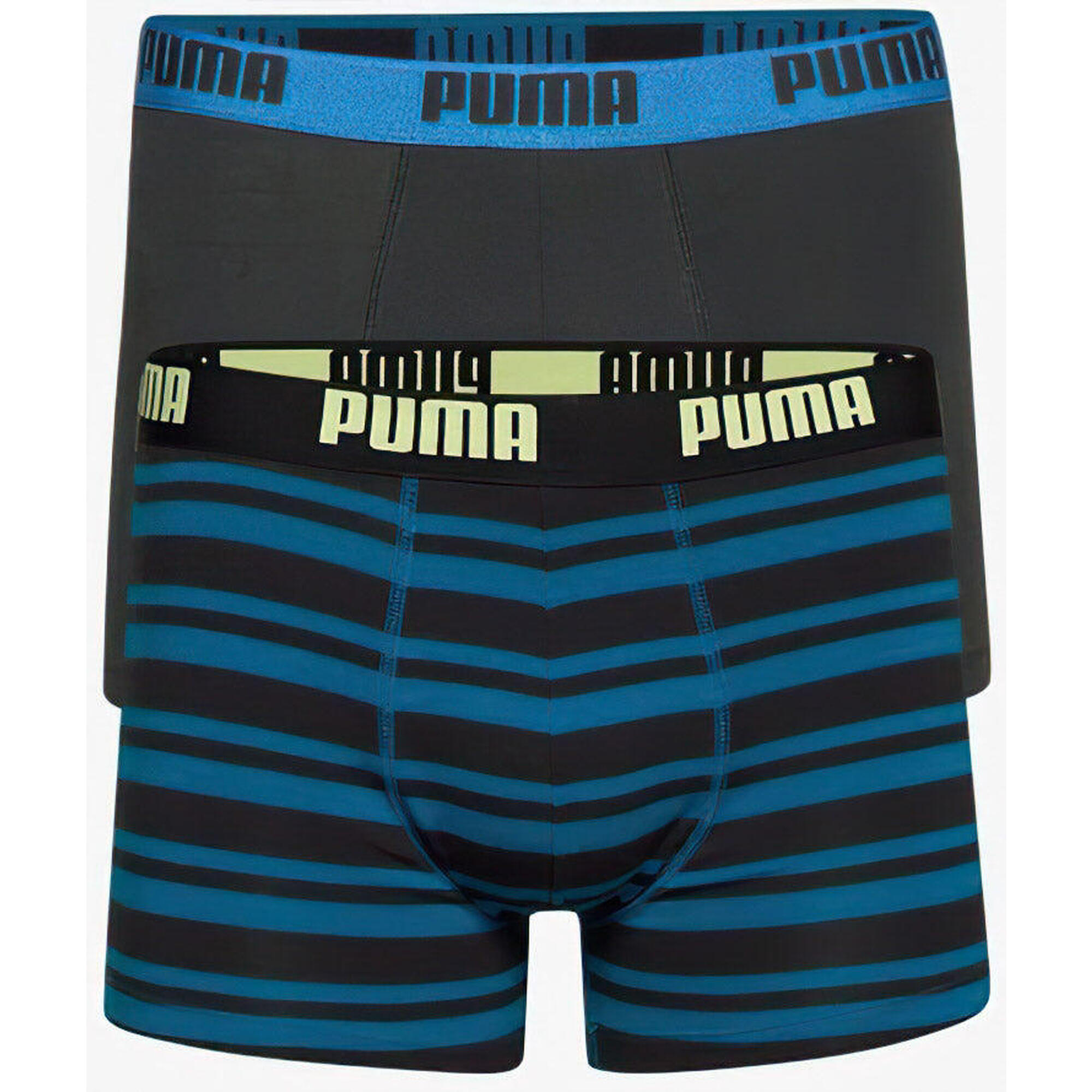 Puma Heritage Striped Bokserki 2-Pak Benzynowy Niebieski XL Mężczyźni