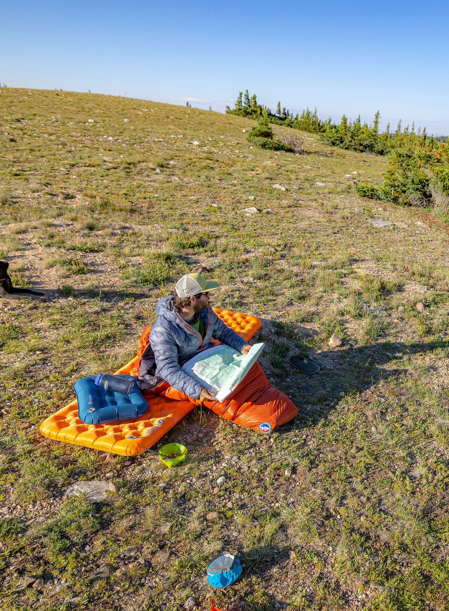 Materac turystyczny Big Agnes Zoom UL Insulated Regular - amber glow 3/4