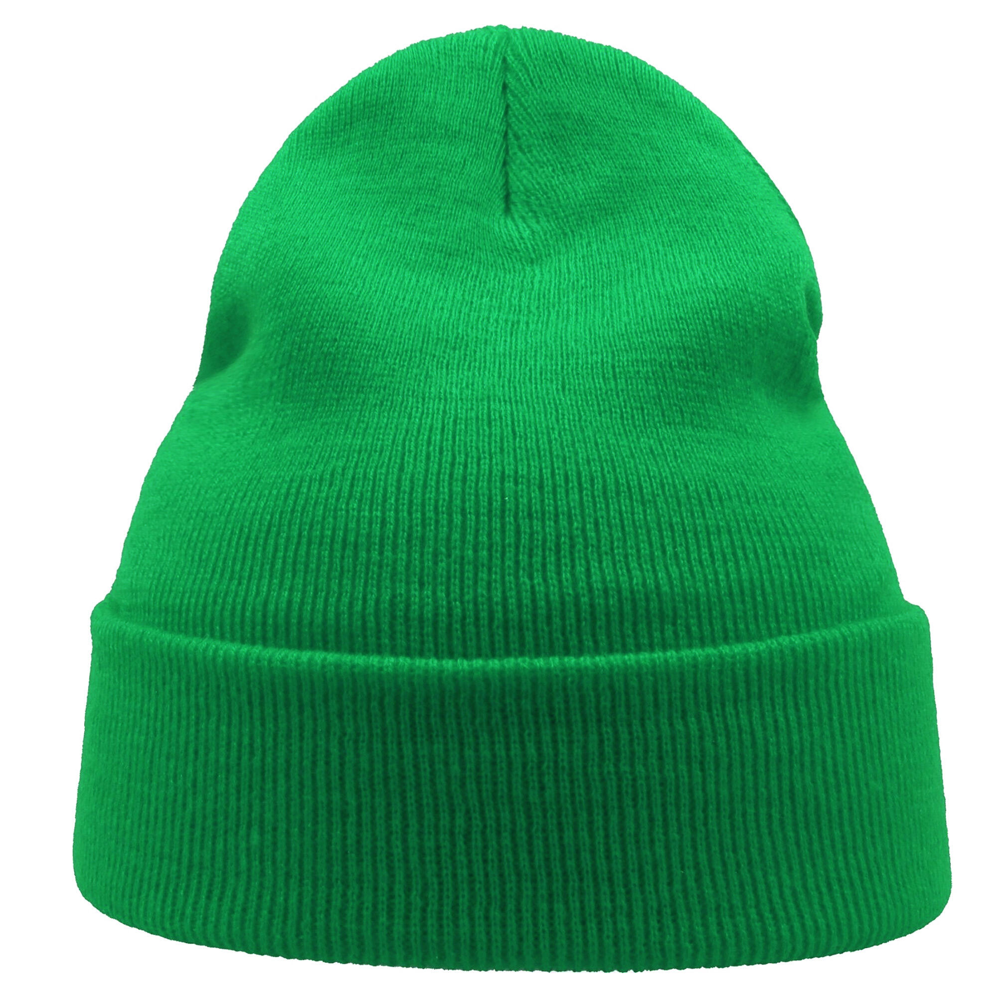 Unisex Adult Wind Cuffed Beanie (Lime) 3/3