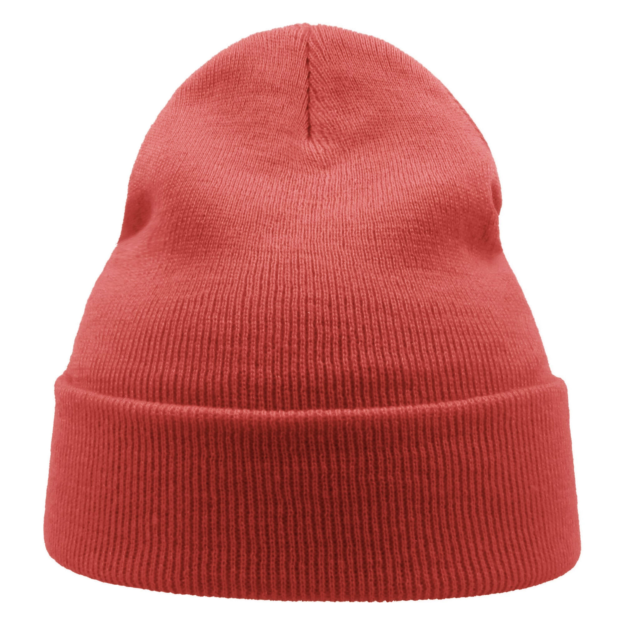 Unisex Adult Wind Cuffed Beanie (Off Red) 3/3