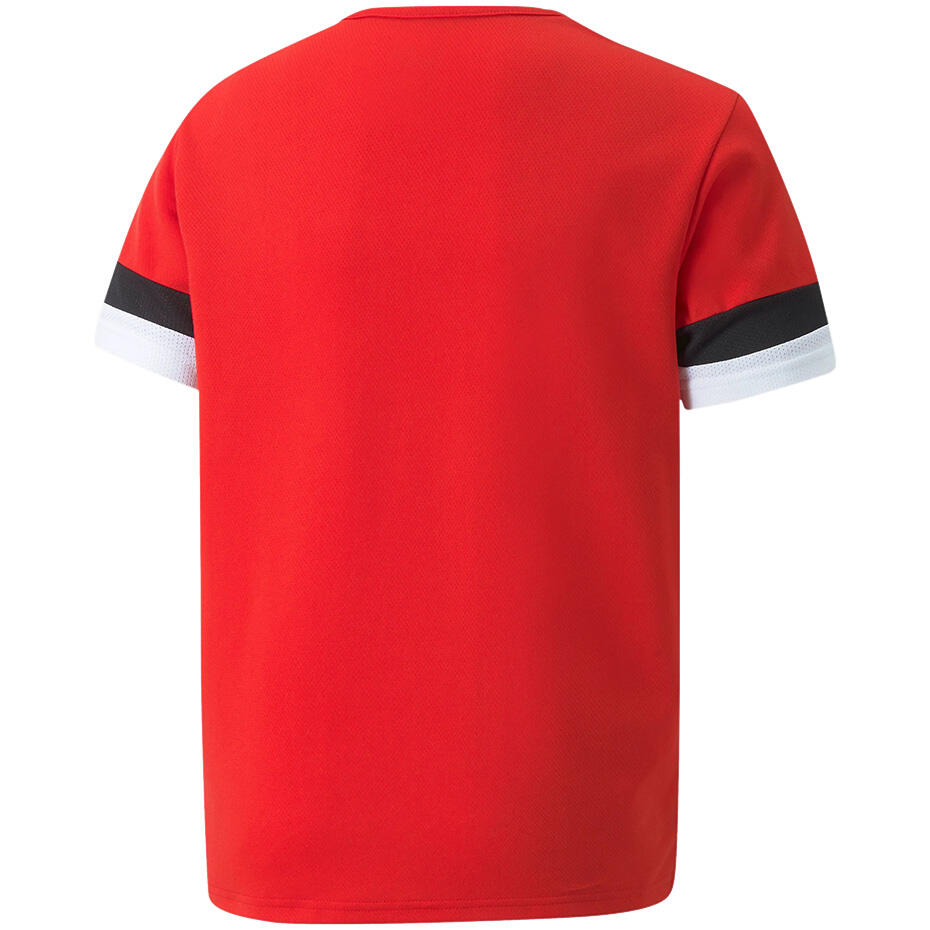Puma Teamrise Jersey Jr Rotes T-Shirt Kind 2/6