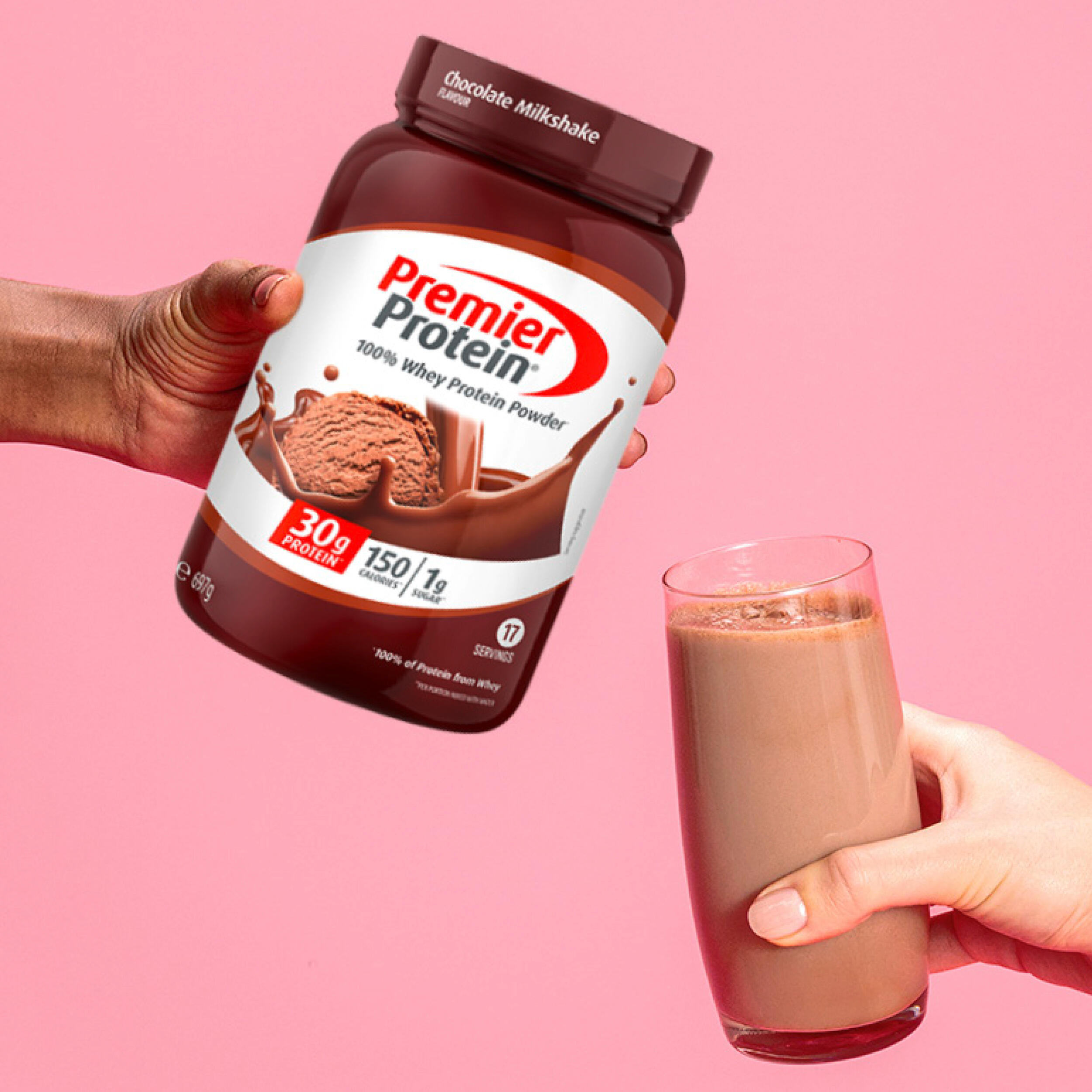 Whey 100% Protein Powder Chocolate Milkshake 697g 4/6
