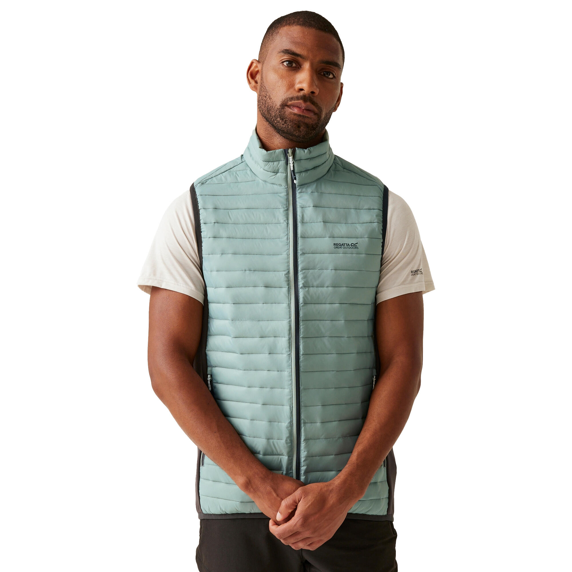 Veste Hybride Matelassée ANDRESON Homme (Glacier / Cendre) 4/5