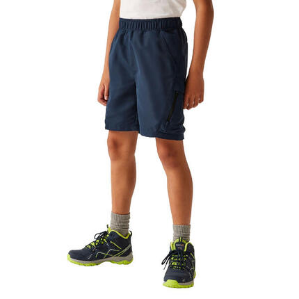 Short Uni À Taille Élastiquée SORCER Enfant (Bleu Marine)