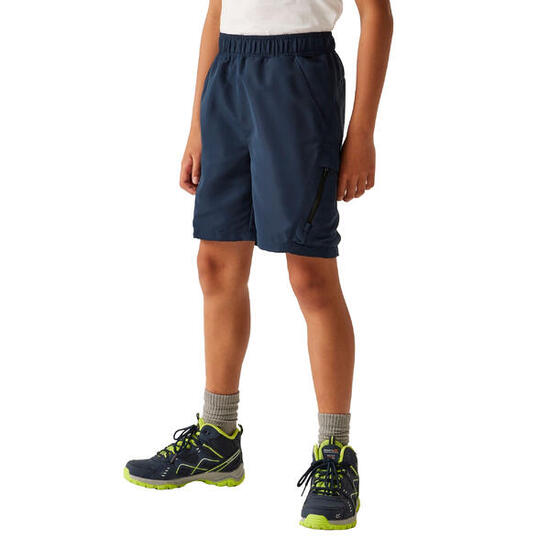 Short Uni À Taille Élastiquée SORCER Enfant (Bleu Marine)