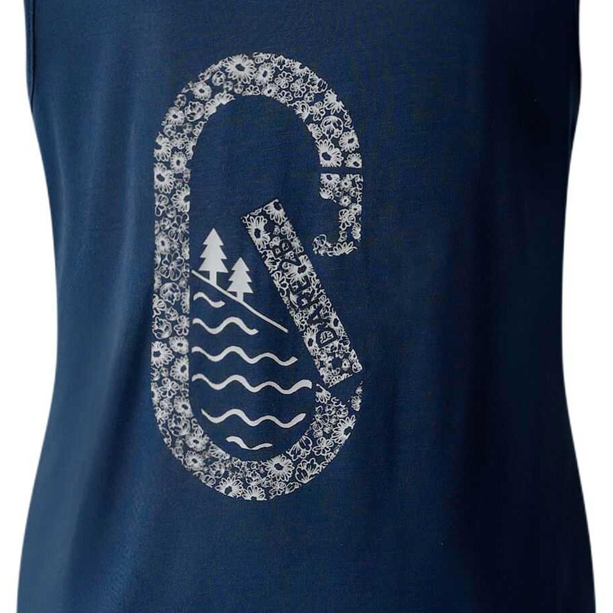 Débardeur Motif/style Imprimé Au Dos HARMONIC Femme (Denim Sombre) 4/5