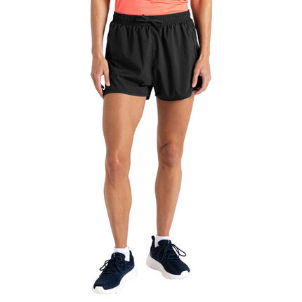 Short De Course À Taille Élastiquée SPRINT UP Femme (Noir)