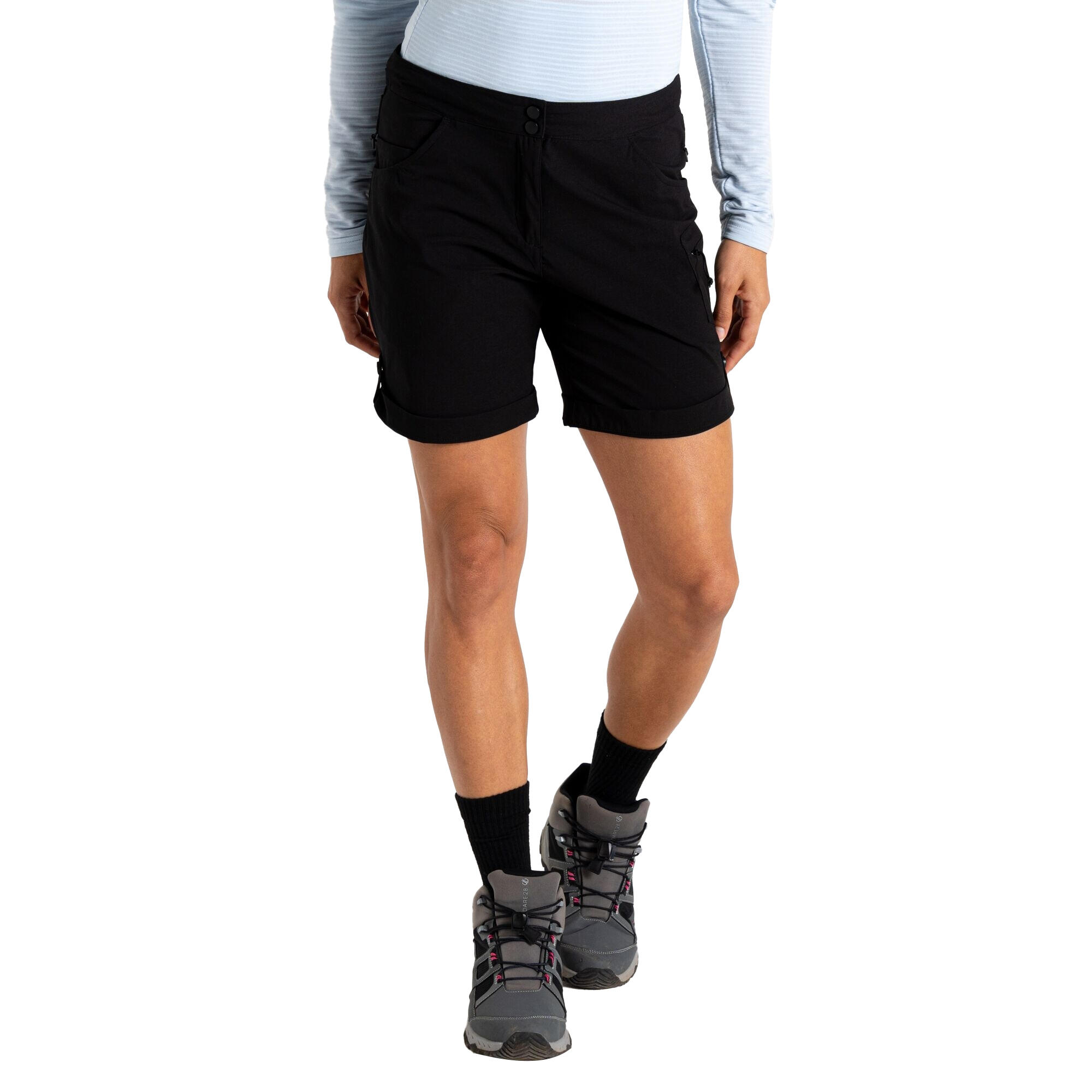 Womens/Ladies Melodic III Shorts (Black) 4/5