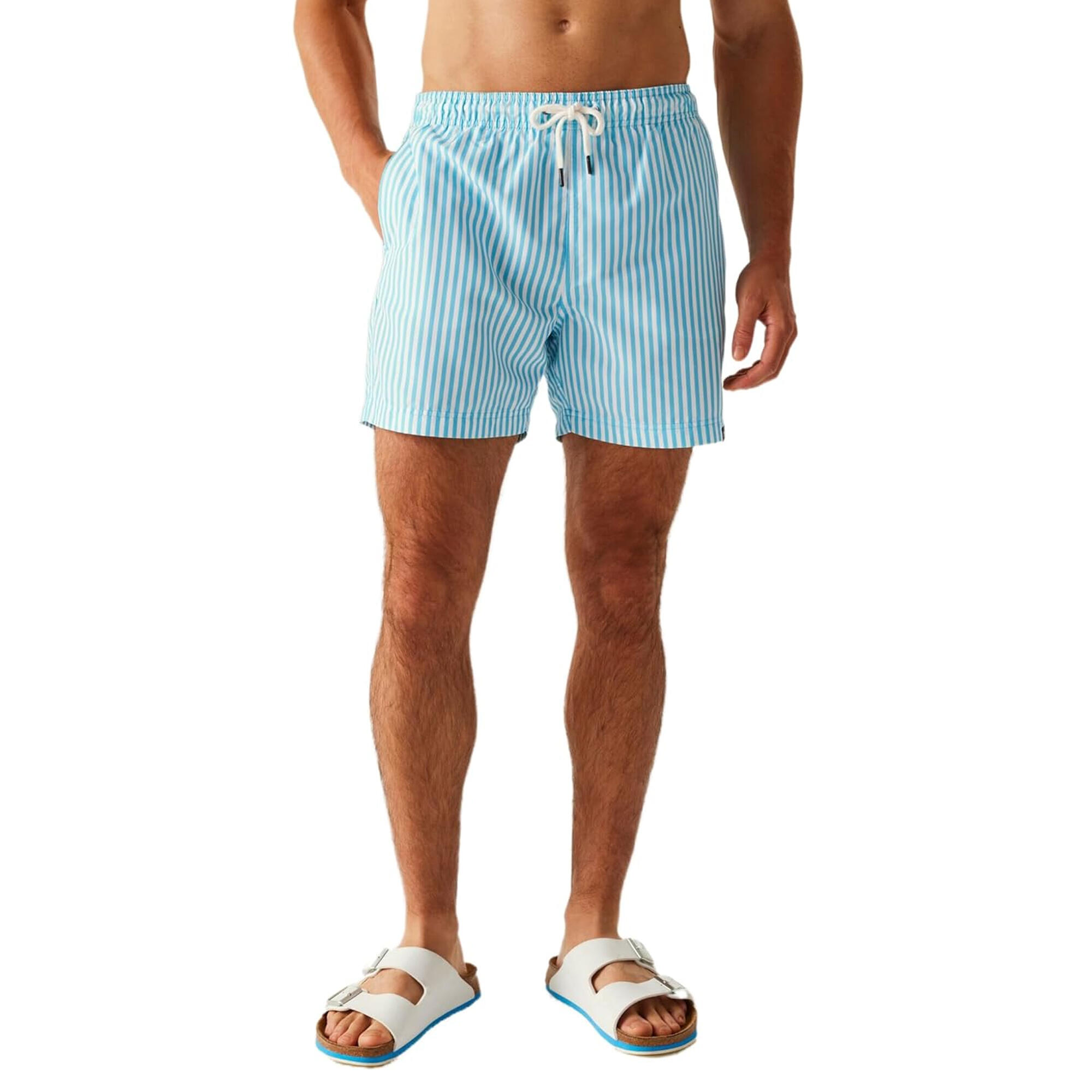 Short De Bain LORAS Homme (Bleu Clair) 4/5