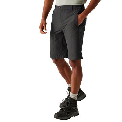 Heren highton ii lange casual wandelbroek (zwart)