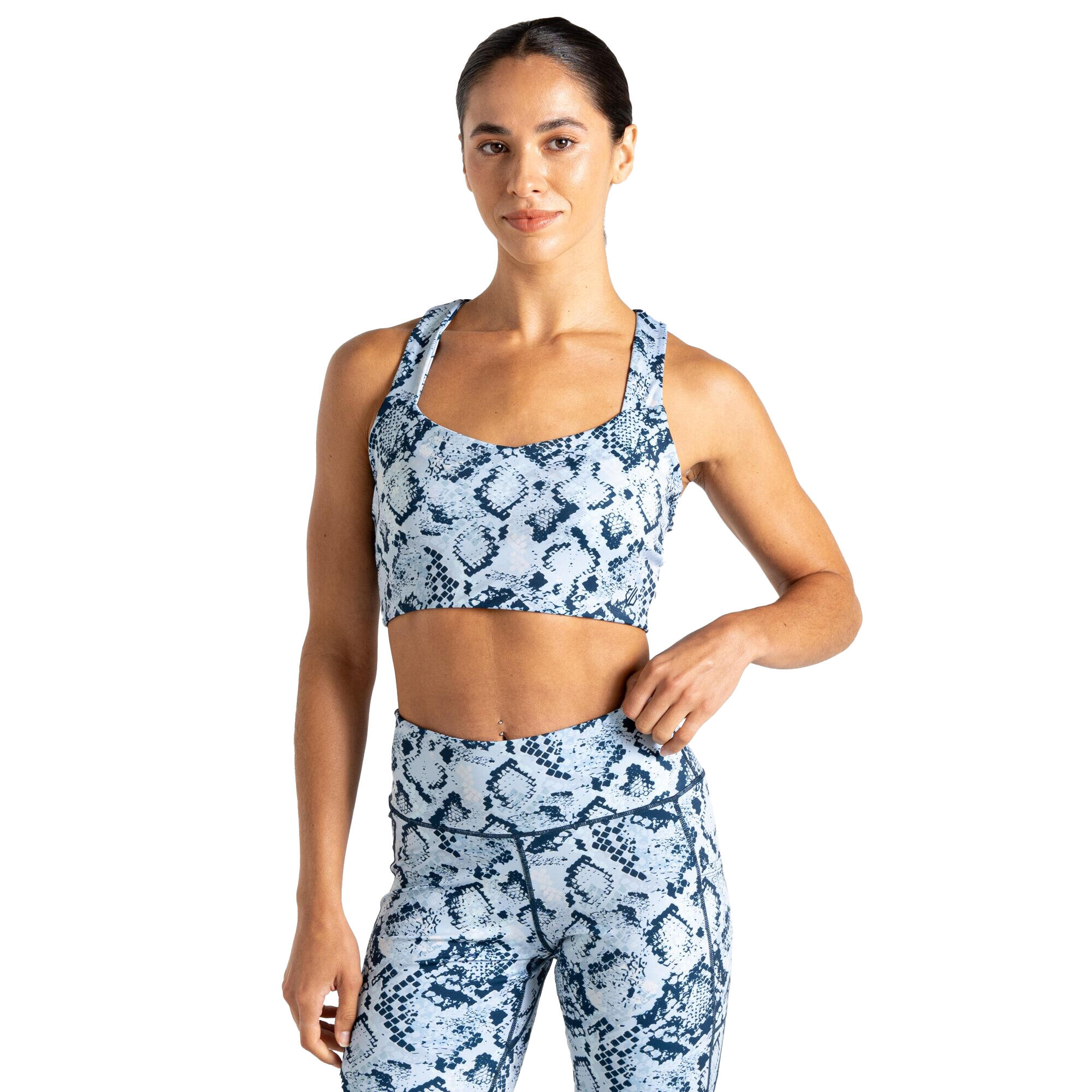 Brassière De Sport SWIFT Femme (Blanc Ciel) 4/5