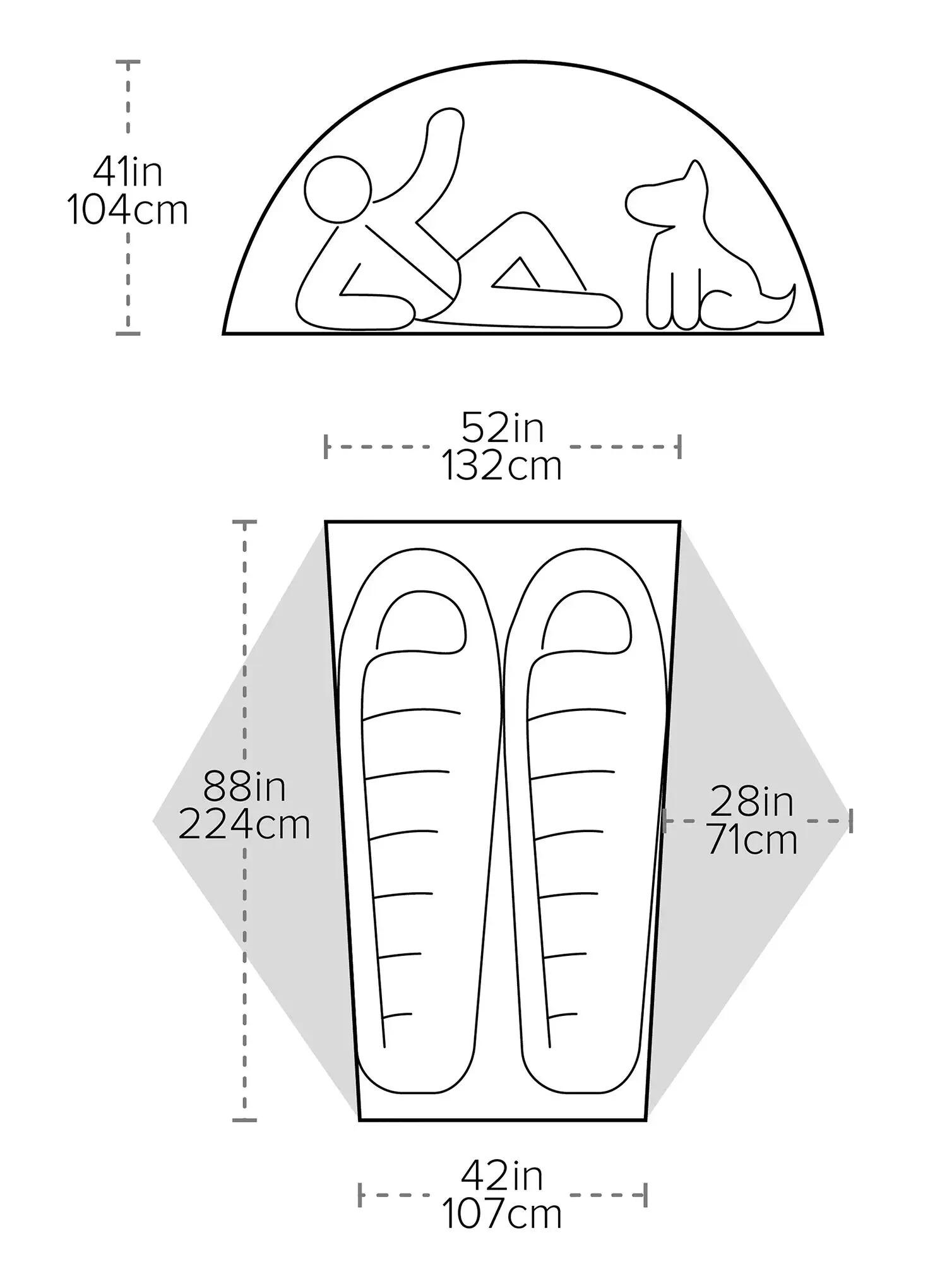 Namiot dwuosobowy Big Agnes Copper Spur UL2 2/7