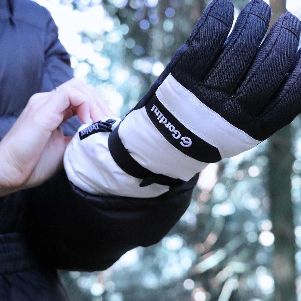 BASE dames skihandschoenen WHITE/BLACK. 5/5