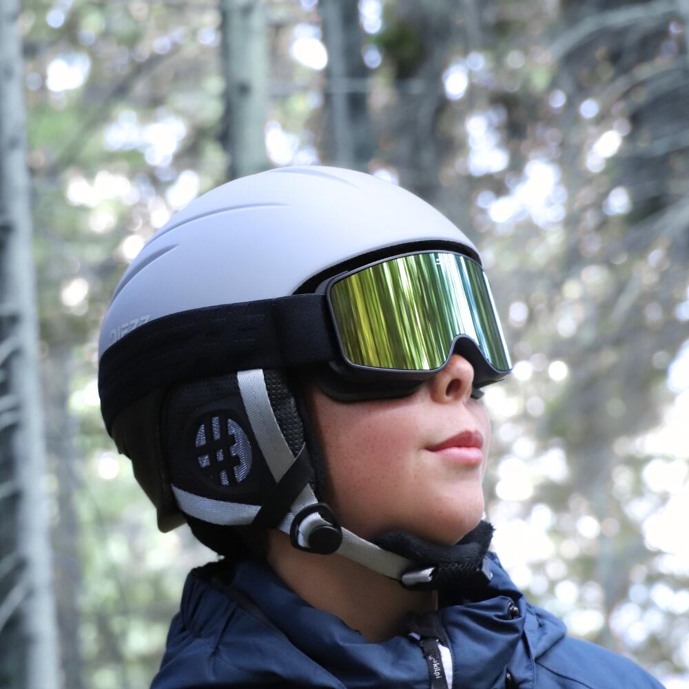 ALLOS skimasker 6-12 jaar BLACK GOLD 3/4