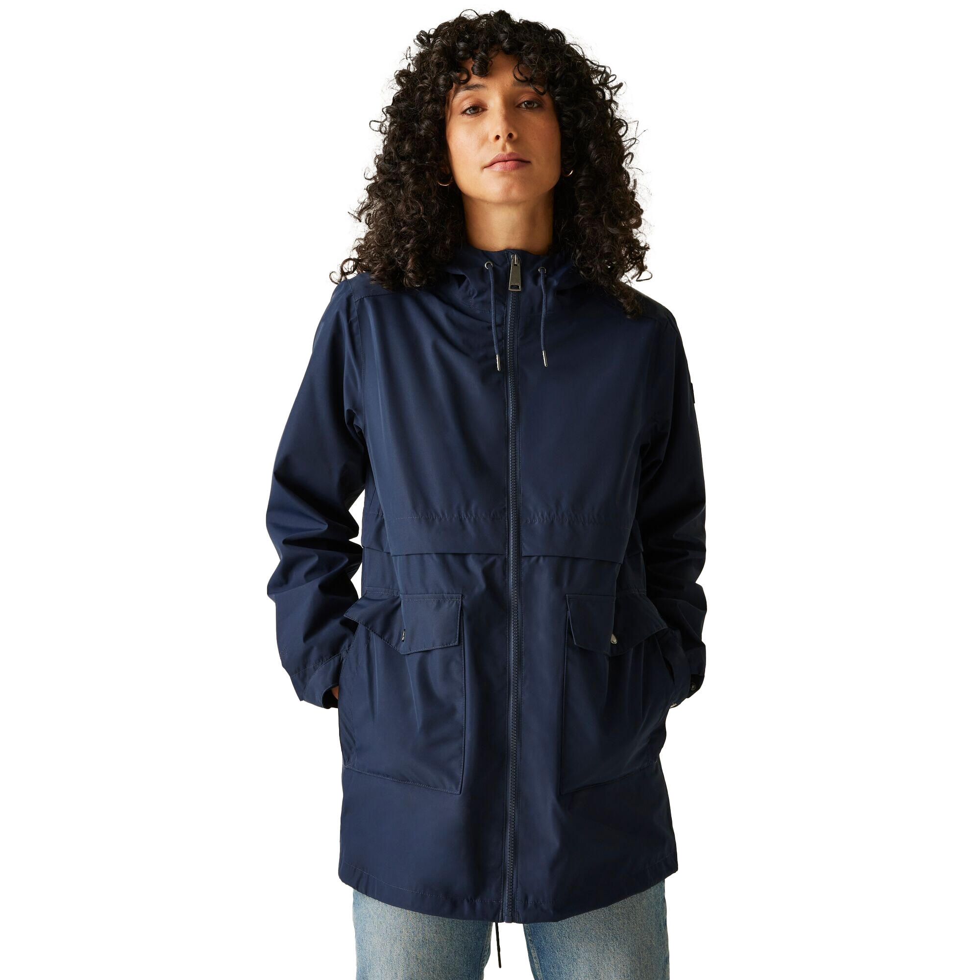 Chaqueta Impermeable Navaeh Lineal para Mujer Marino 4/5