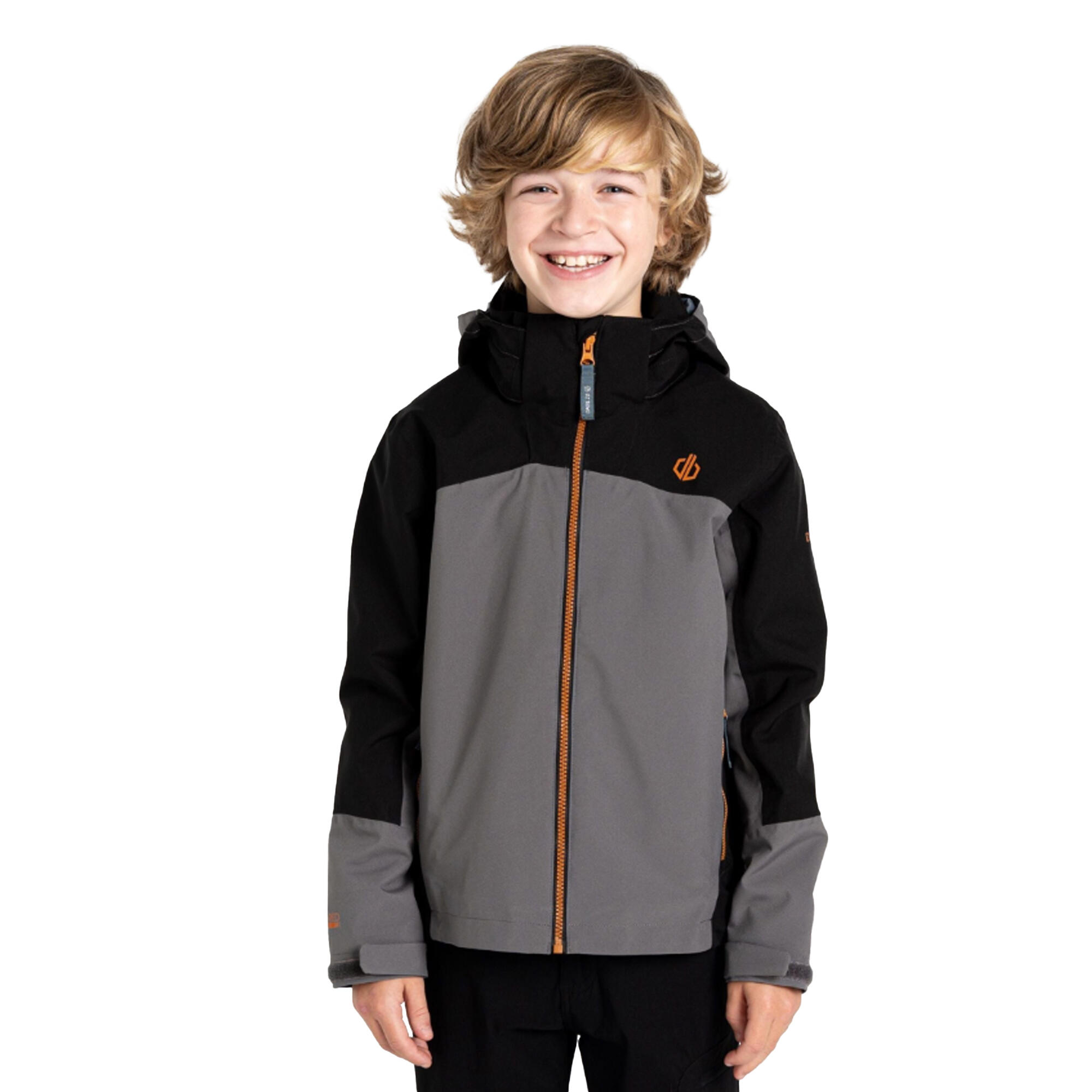 Veste Imperméable EXPLORE Enfant (Noir / Gris Foncé) 4/5