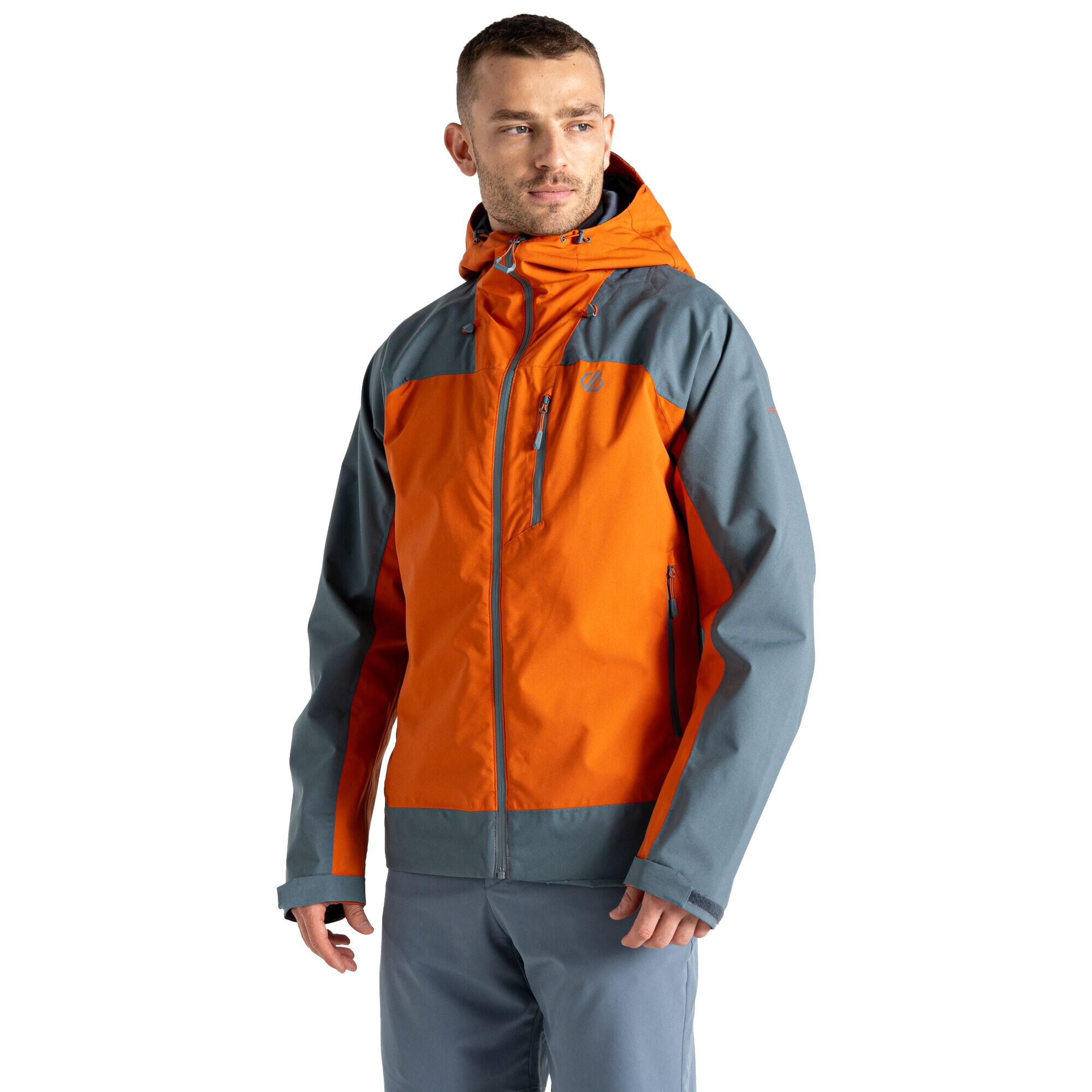 Mens Torrek II Ski Jacket (Stormy Weather/Spicy Route) 4/5