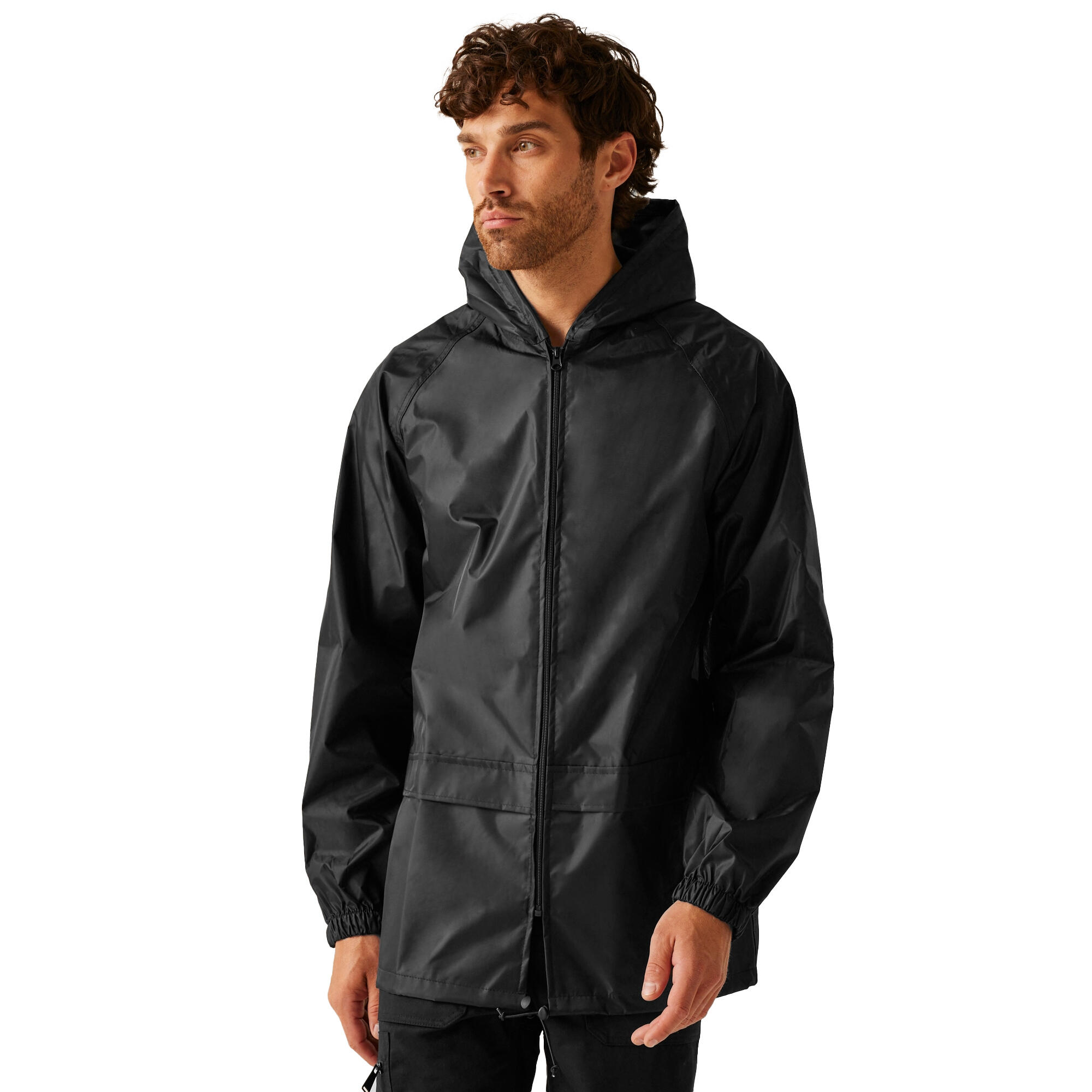 Grote Buiten Mens Outdoor Classics Waterdichte Stormbreak Jacket (Zwart) 4/5