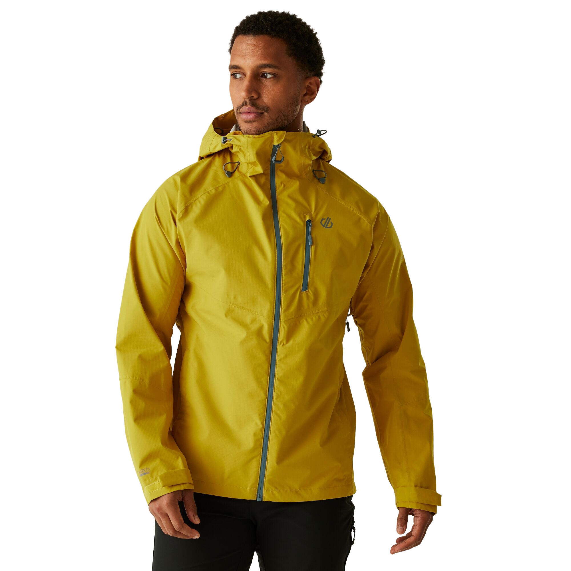 Decathlon Yellow Mens Waterproof Jacket Decathlon Waterproof