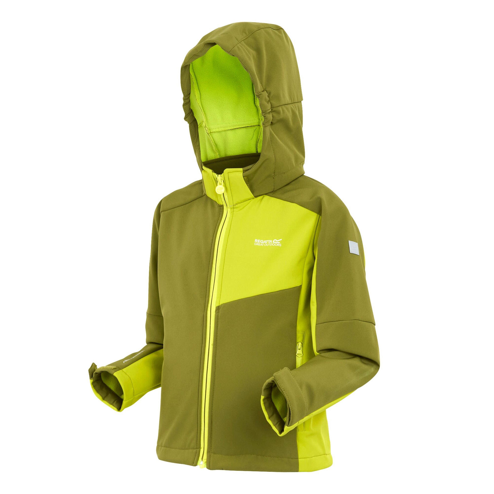 Casaco Acidity VIII Soft Shell para crianças e jovens (Verde Nefrite/Verde 3/4