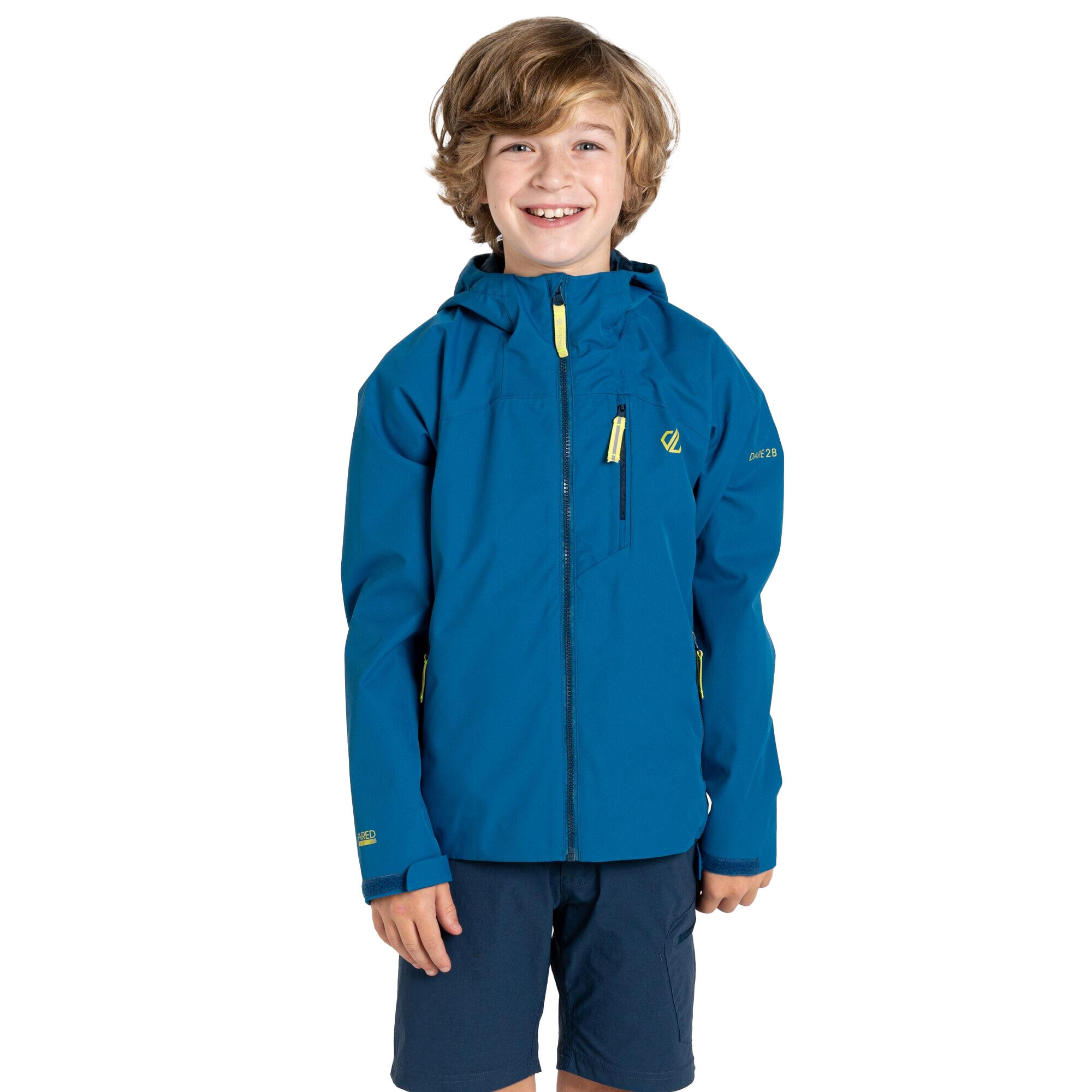 Switch Out waterdichte jas voor kinderen (Blauwe Saffier) 4/5