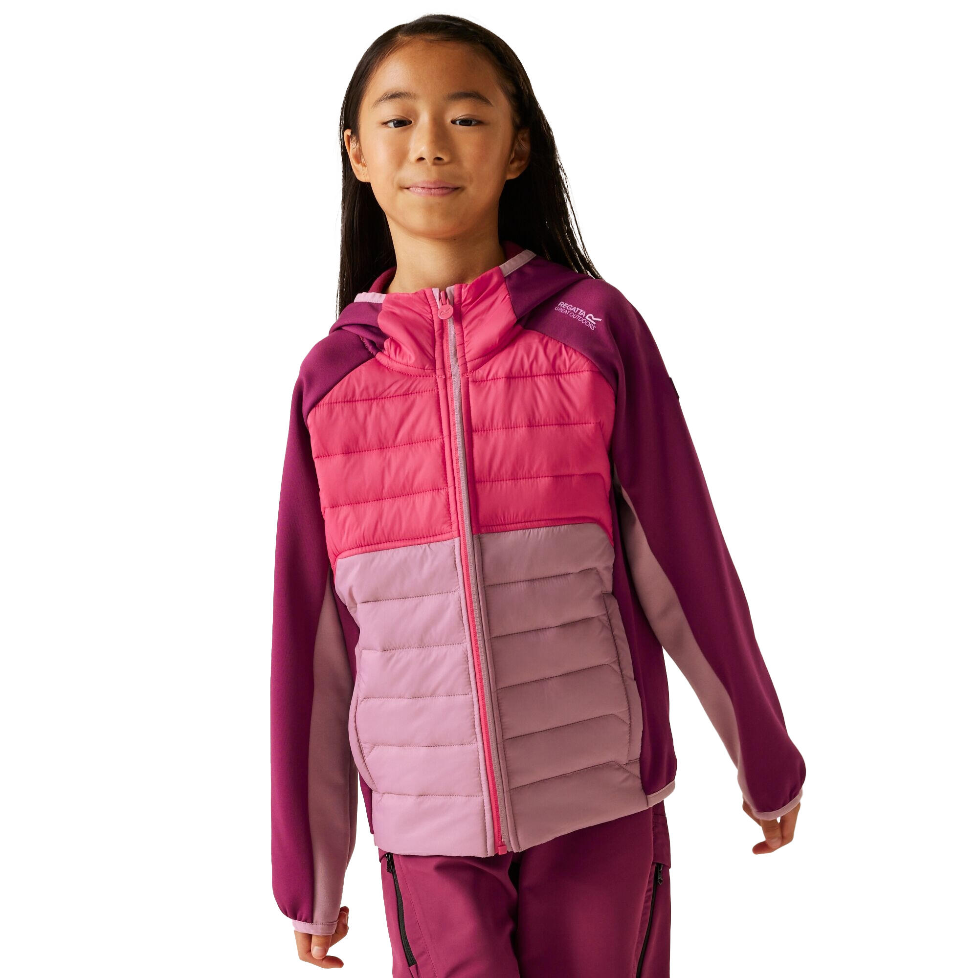 Veste Hybride KIELDER Enfant (Lilas / Pop / Bordeaux) 4/5