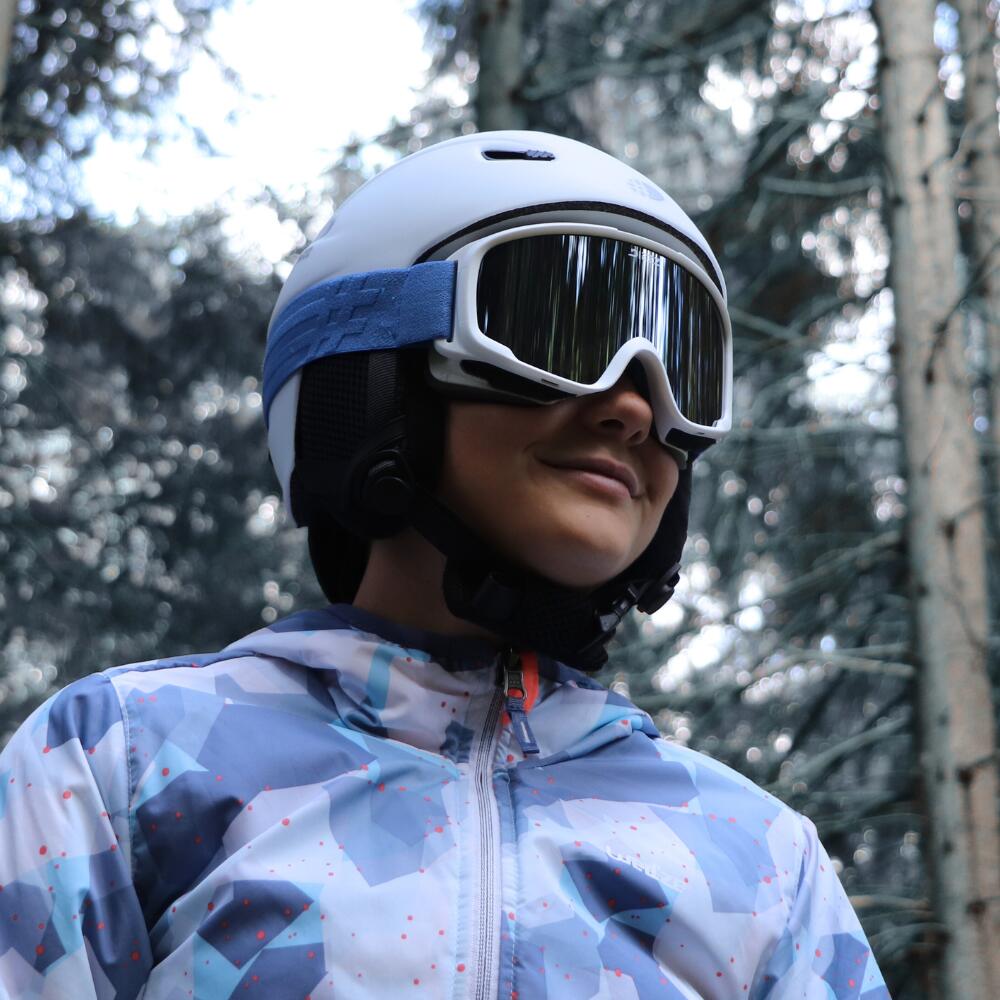 Skimaske PARLOUP 12-16 Jahre Blue Silver 4/5