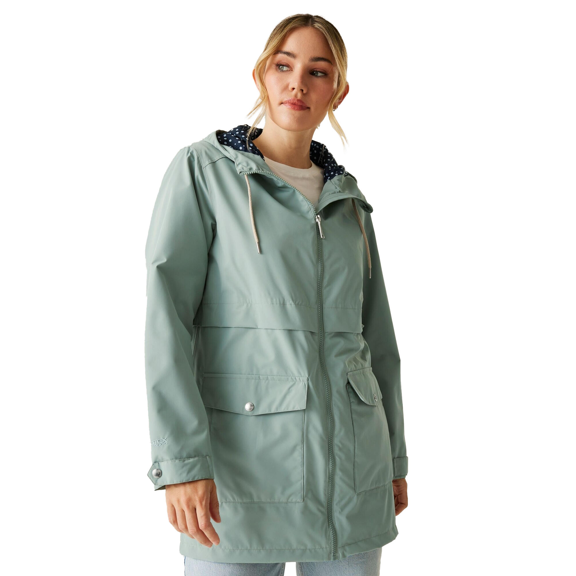 Veste Imperméable NAVAEH Femme (Glacier) 4/5